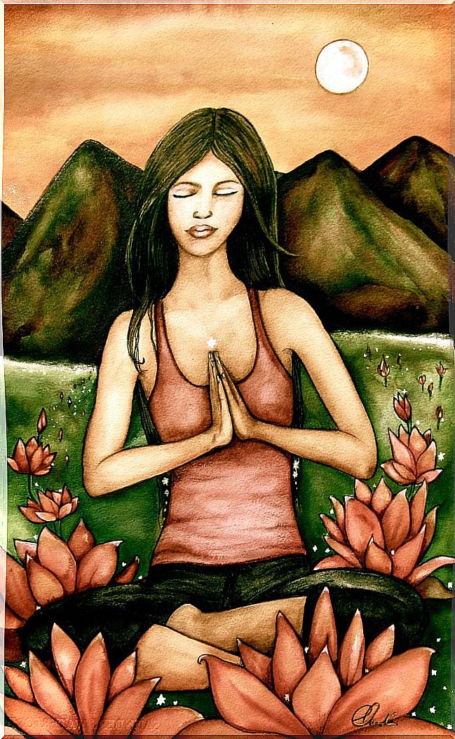 Meditating Woman