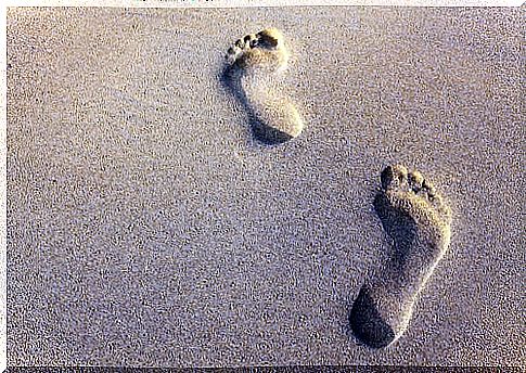 footsteps