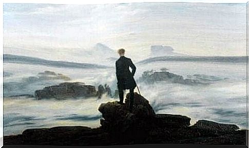 Man standing on a rock