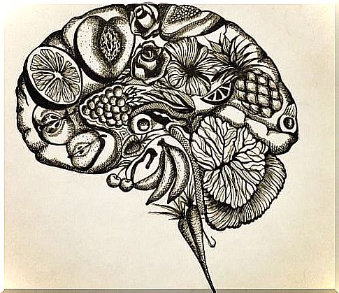 Brain With Flowers And Fruits In It Because You Can Think Yourself Sick, But You Can Also Think Yourself Better