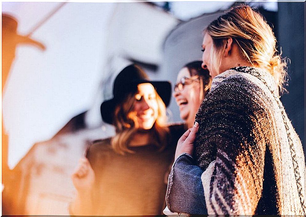 smiling women